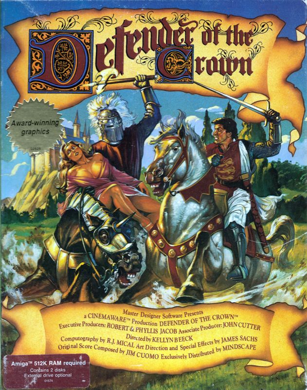 Defender of the Crown box art for GameBoy Advance